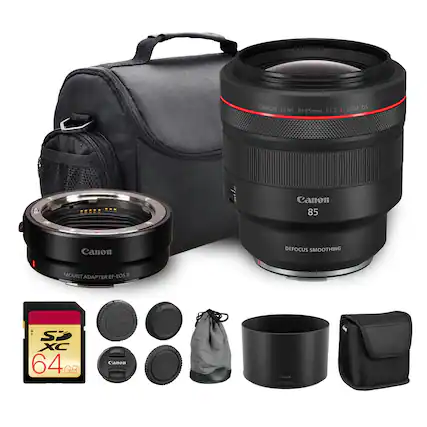 CANON USM DS LENS RF85mm F1.2 L Canon 85 Canon DEFOCUS SMOOTHING MOUNT ADAPTER EF-EOS R d S XC 64 GB C Canon mt Canon