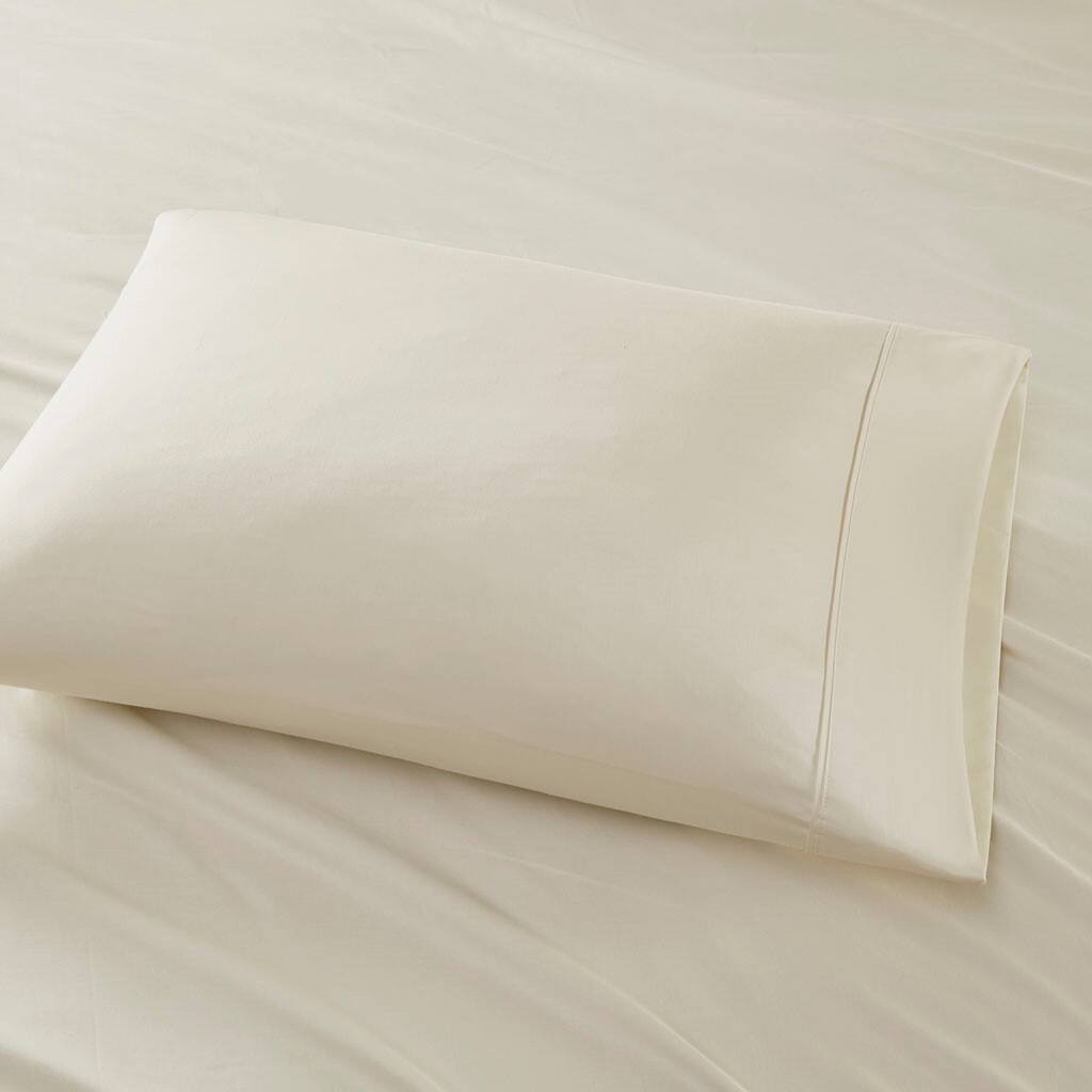 Alt View 3. Gracie Mills - Gracie Mills Elodie 800 Thread Count Sateen Sheet Set - Ivory.