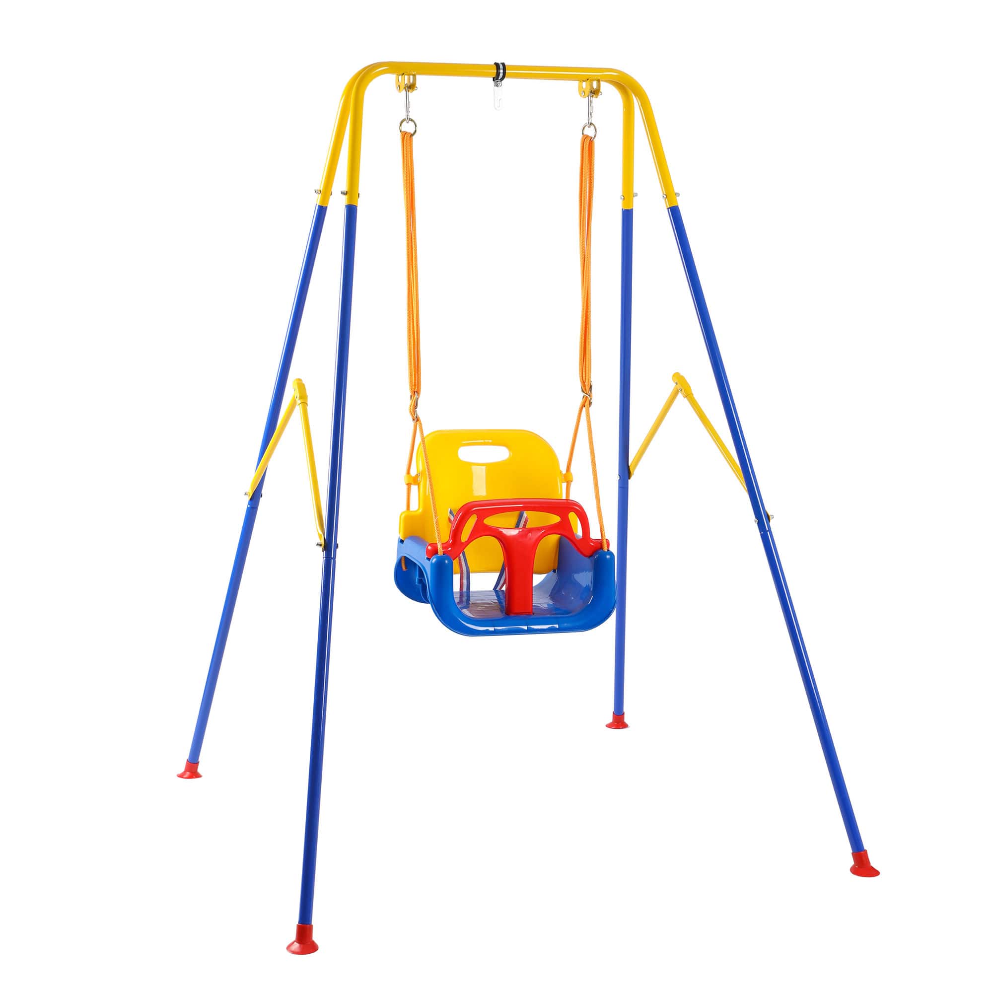 HolaHatha - 3 in 1 Toddler Swing Set with adjustable Rope, and Removable Seat - Multicolor price history on PriceWatchPro