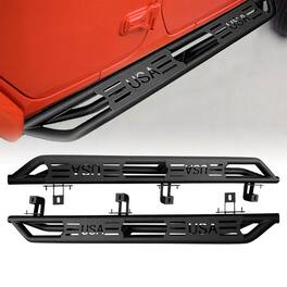 AMERICAN MODIFIED - USA Style Side Step Bars for 2018 to 2023 Jeep Wrangler JL - USA Side Steps