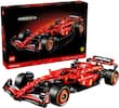 * Ferrari SF-24 1:18 scale model
* 1361 pieces in the box
* Lego Technic set
* Designed for ages 18+
* Includes instructions for assembly
* Made by Lego and Ferrari
* Box includes a Ferrari car and a race track
* The box is black and red in color
* The car is red and black in color
* The car is a Ferrari SF-24
* The box is made by Lego
* The box is made by Ferrari
* The box is made by Technic