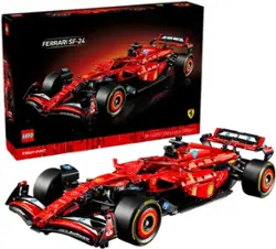 LEGO - Technic Ferrari SF-24 F1 Car Model Kit for Adult F1 Fans 42207 - Front_Zoom