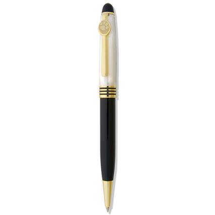 Front. Jardine - Black/Pearl Clemson Tigers Ball Point Pen - Black.