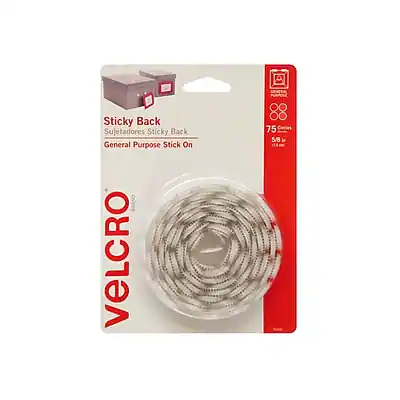 Sticky Back
Sujetadores Sticky Back
General Purpose Stick On
VELCRO
75 Circles
5/8 in