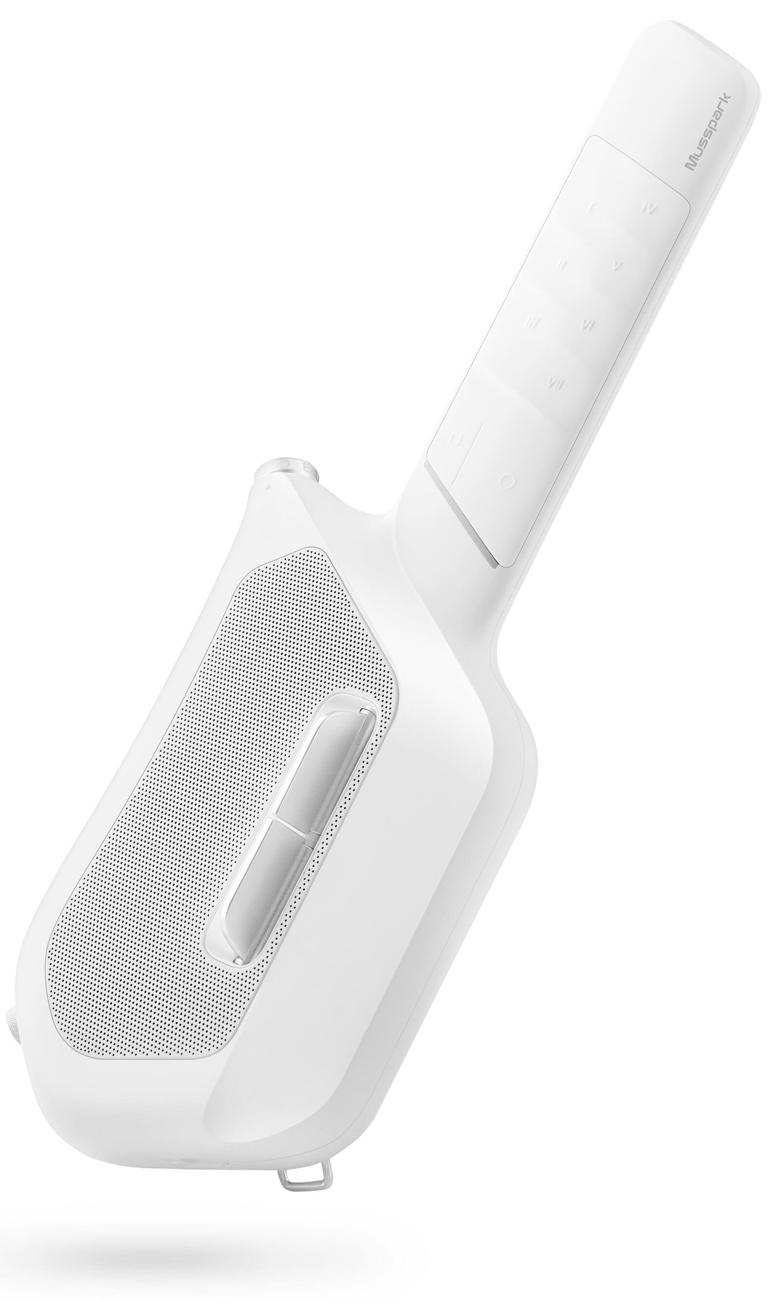Musspark - S1 Mini Ai Smart Guitar, Travel Backing Guitarra w/ App, Music Creator & Chord Generator, Built-in Drum Machine/Bassline - White price history on PriceWatchPro