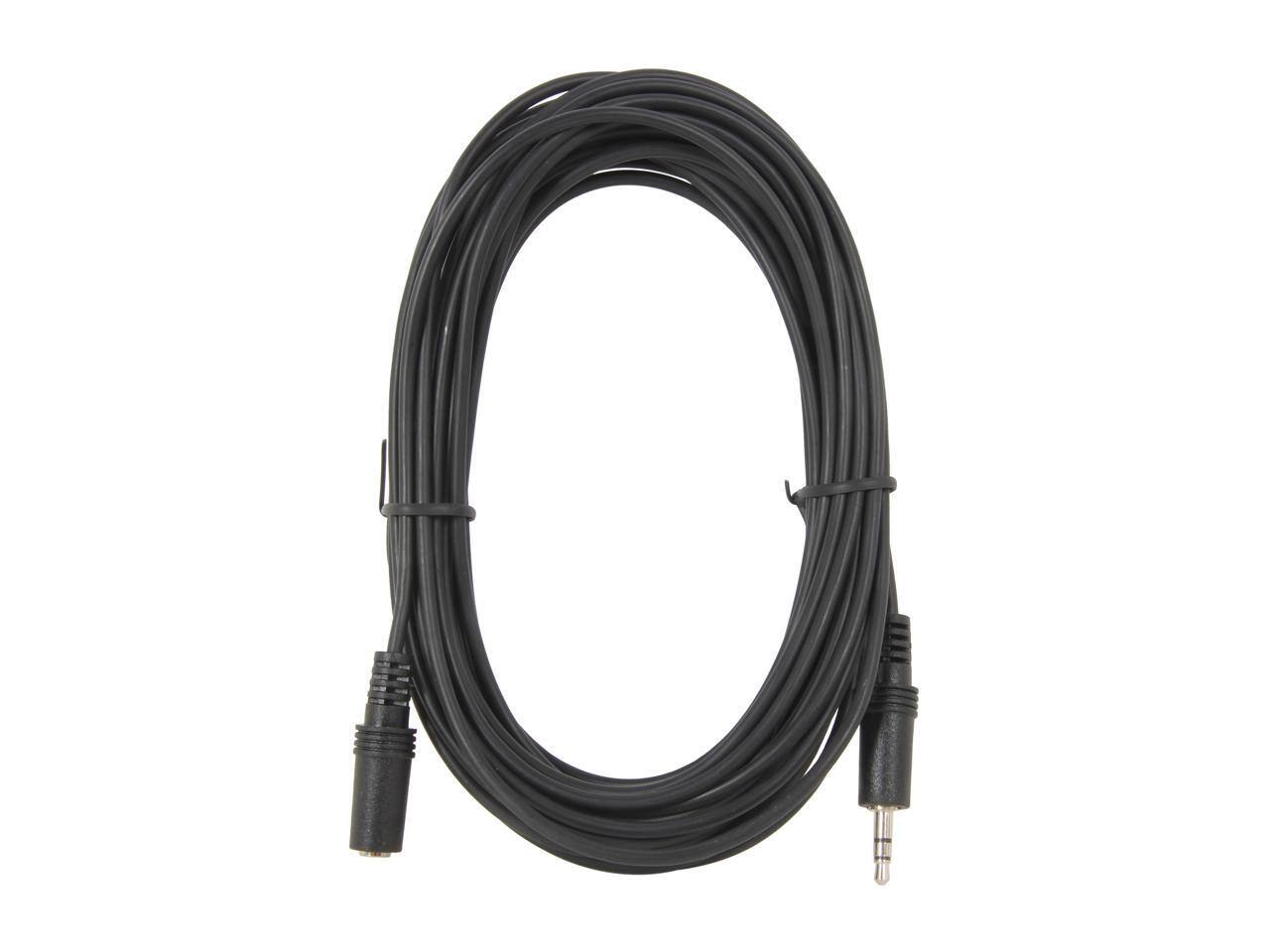 Alt View 1. Cables to Go - C2G 40409 3.5mm M/F Stereo Audio Extension Cable, Black (25 feet, 7.62 Meters).