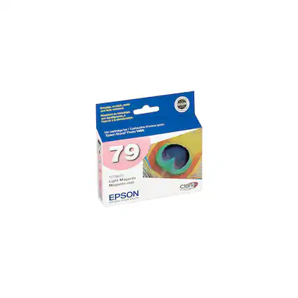 Scratch, water and fade resistant - maculage, a Bux egratignures, dcoloration et a l'eau C enore pour: Ink cartridge for / Cartouche d'encre pour: Epson Stylus Photo 1400 Stylus Photo 1400 Epson Stylus* 79 T079620 Light Magenta Magenta clair EPSON YOUR VISION EXCEED