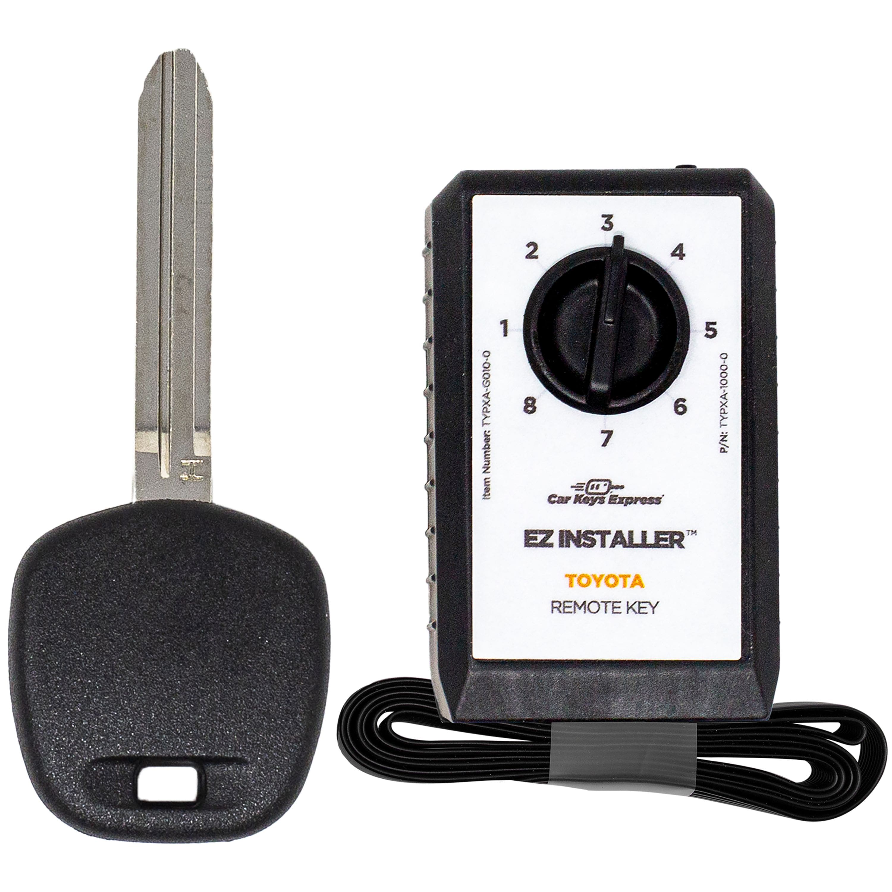 Car Keys Express - Toyota Simple Key - Transponder Key and programming device - Black
