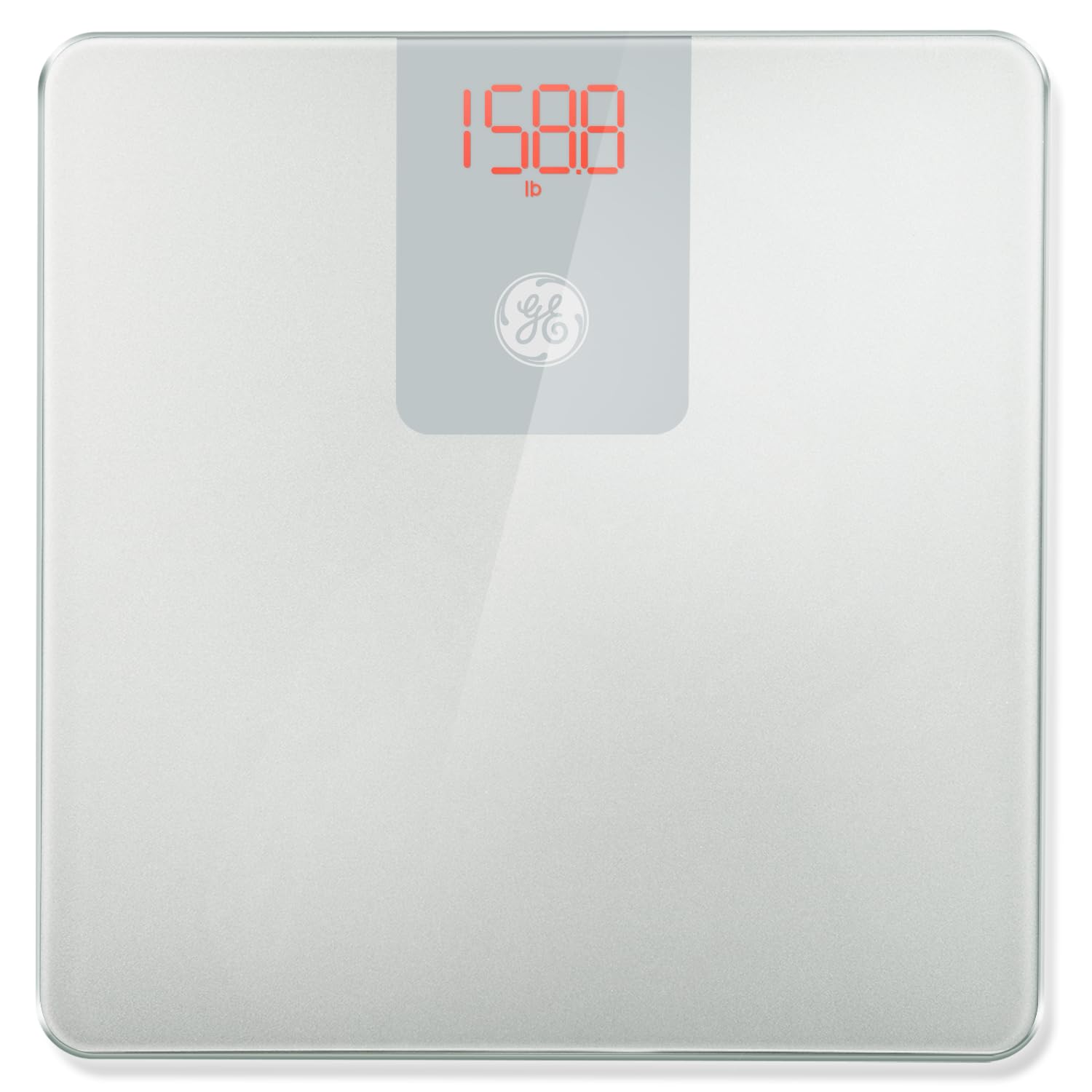 GE - Smart Digital Bathroom Scale, Accurate Bluetooth Body Weight and BMI with App, 400lb Capacity - Silver