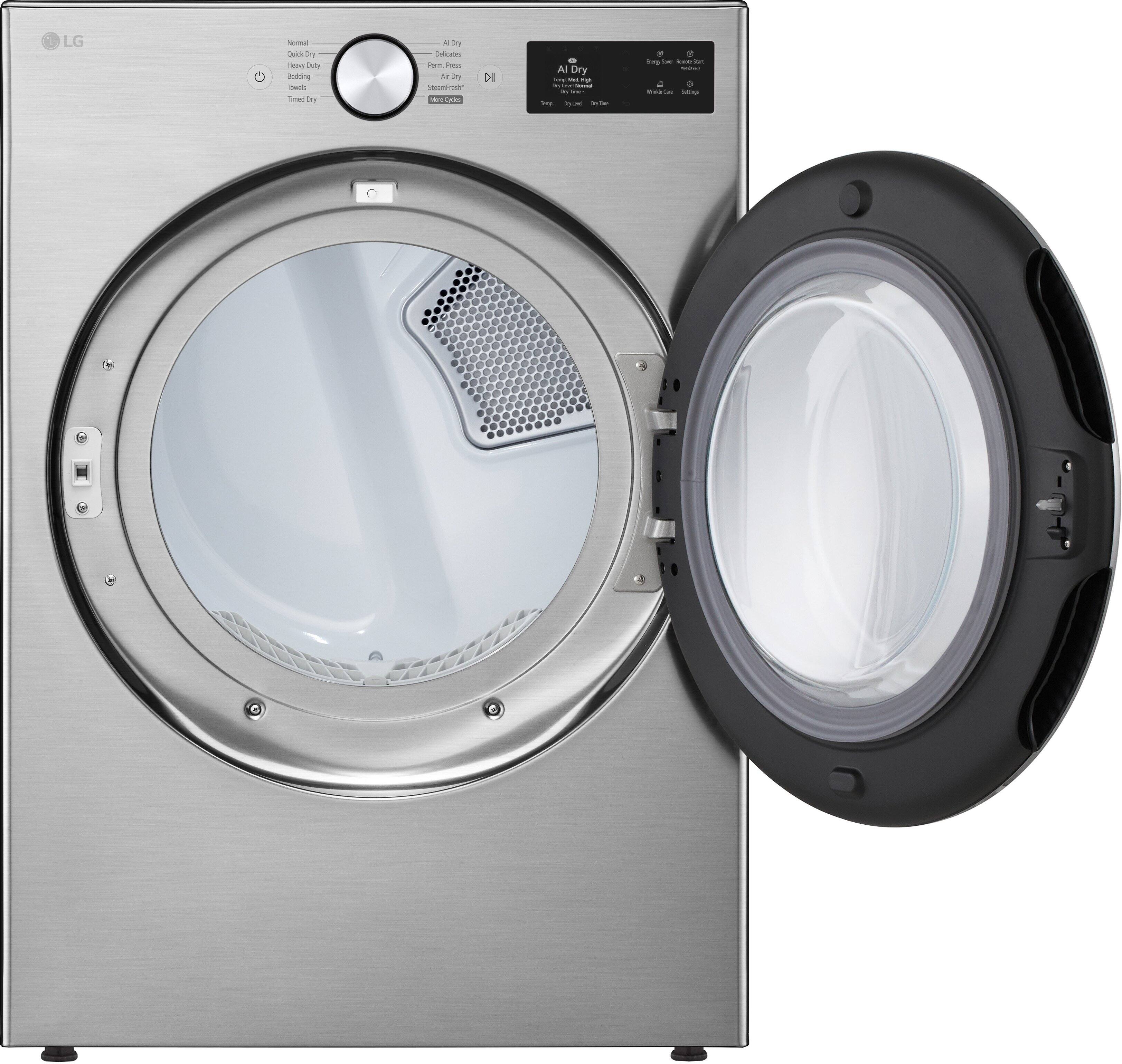 LG

Normal  
Quick Dry  
Bedding  
Towels  
Tumble Dry  

AI DRY  
Delicates  
Air Dry  
Steam Fresh  

10KG