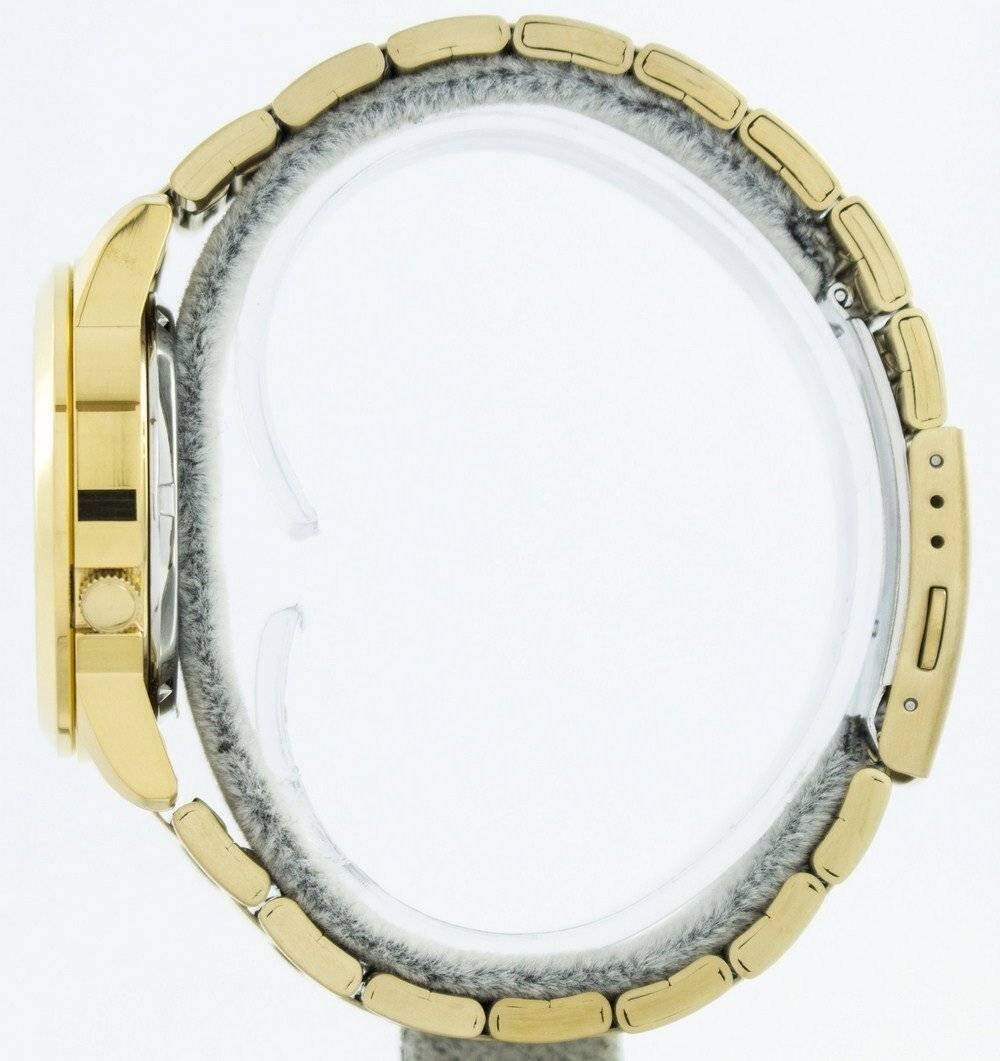 Left. Seiko - Automatic 21 Jewels Japan Made SNKK38 SNKK38J1 SNKK38J Men's Watch - Gold.