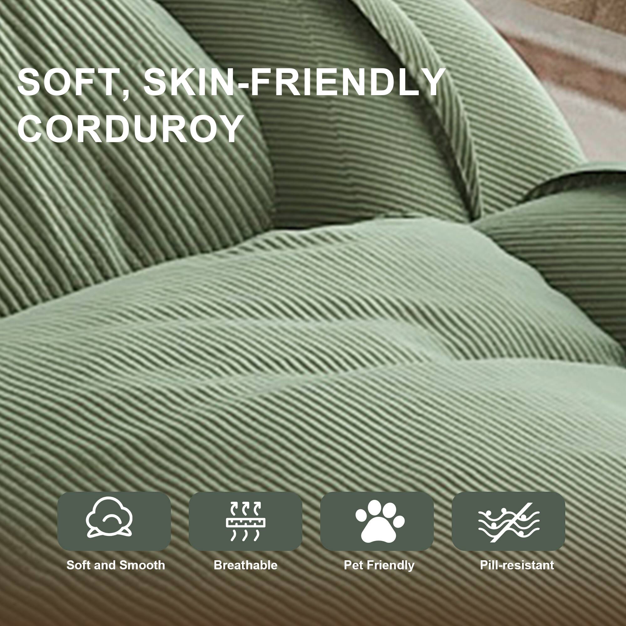 SOFT, SKIN-FRIENDLY CORDUROY

- Soft and Smooth
- Breathable
- Pet Friendly
- Pill-resistant