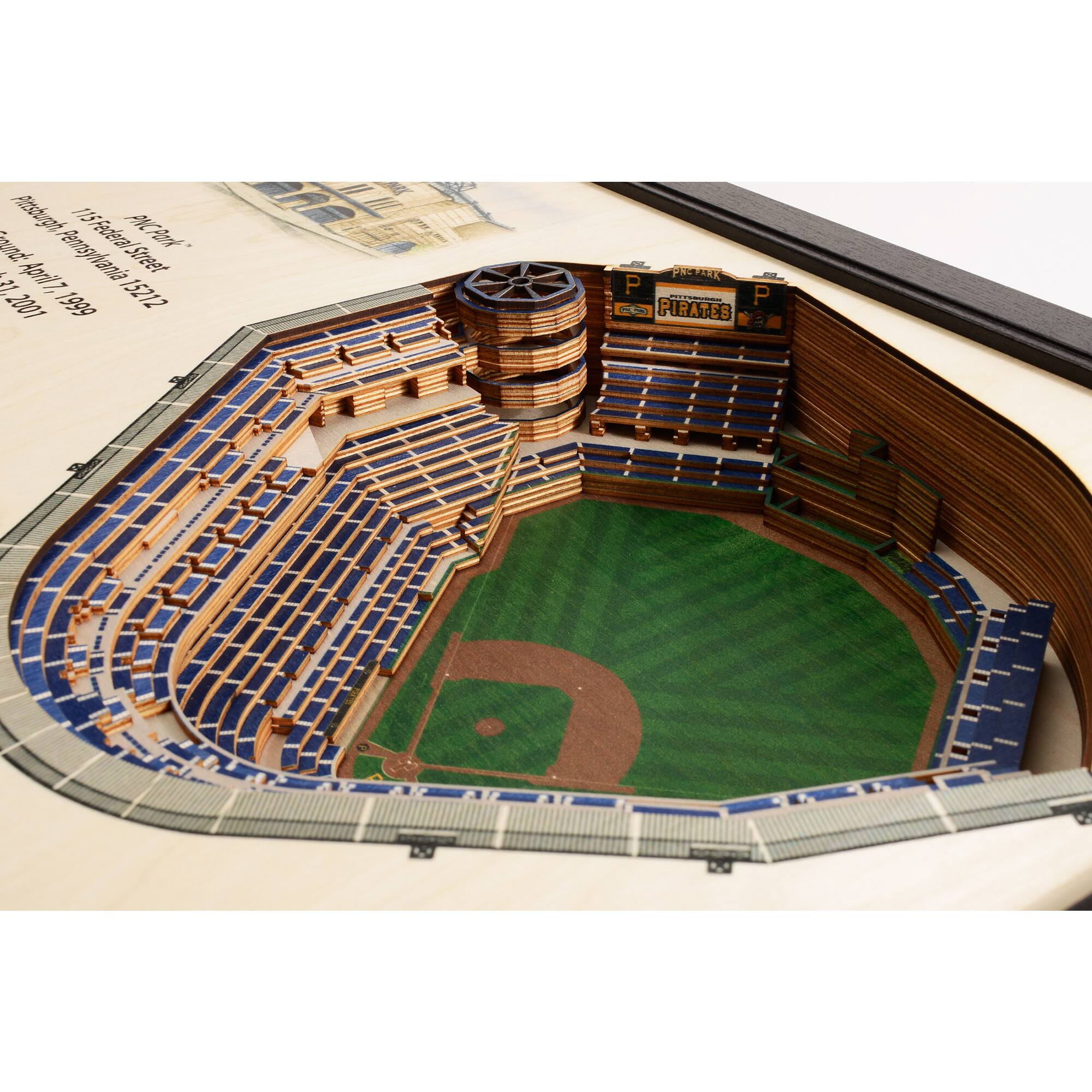 PNC Park  
PIRATES  

115 Federal Street  
Pittsburgh, Pennsylvania 15212  

April 1, 1999 - 2001