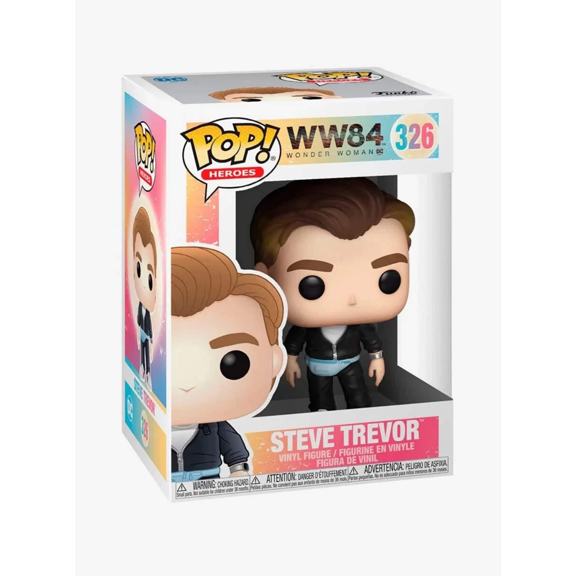 Wonder Woman WW84 Steve Trevor Funko Pop! Vinyl Figure #326 - Black