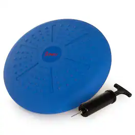 Sunny Health & Fitness - Balance Cushion with Textured Grip for Core Stability & Balance Training - Blue