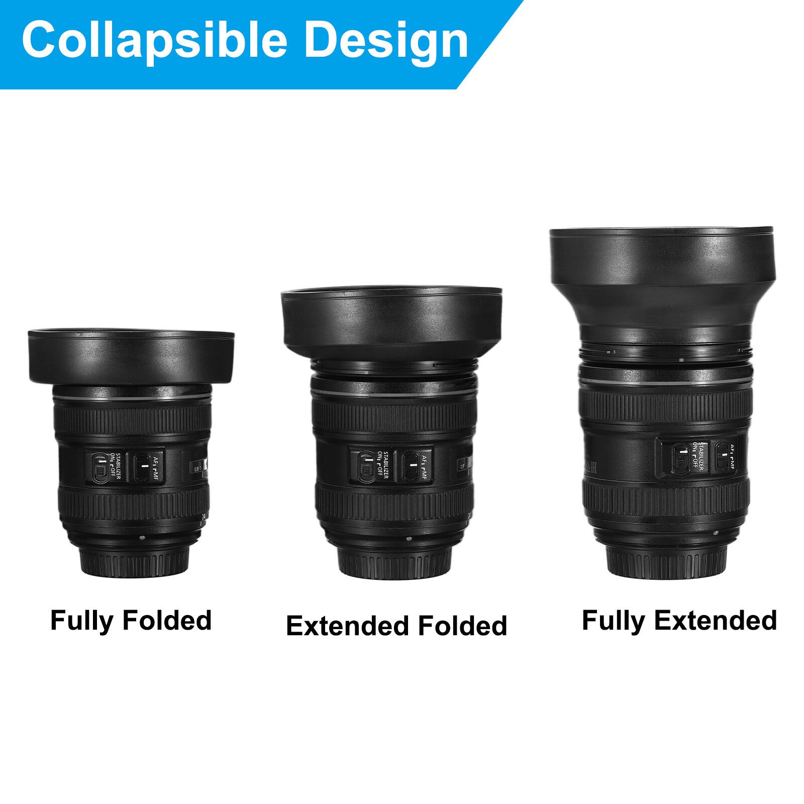 Collapsible Design

Fully Folded  
Extended Folded  
Fully Extended