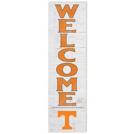 Jardine - Tennessee Volunteers 10'' x 35'' Indoor/Outdoor Welcome Sign - White