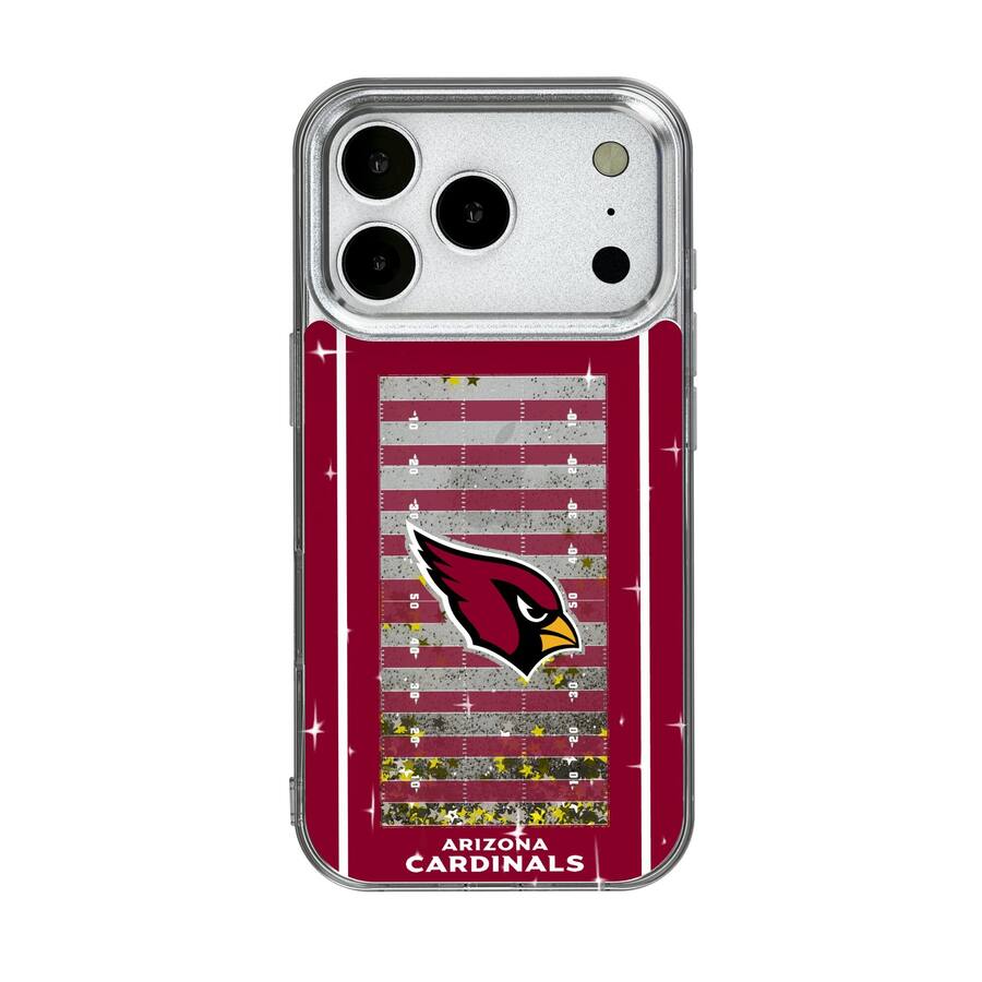 Keyscaper NFL Arizona Cardinals IPhone Field Design Glitter Case 15 Pro keyscaper-nfl-arizona-cardinals-iphone-field-design-glitter-case-15-pro
