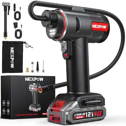 NEXPOW PUMP III
NEXPOW W - d - - de - - it
I CORDLESS TIRE INFLATOR
Model 1
LITHIUM-ION
NEXPOW A XAWVST 12 III