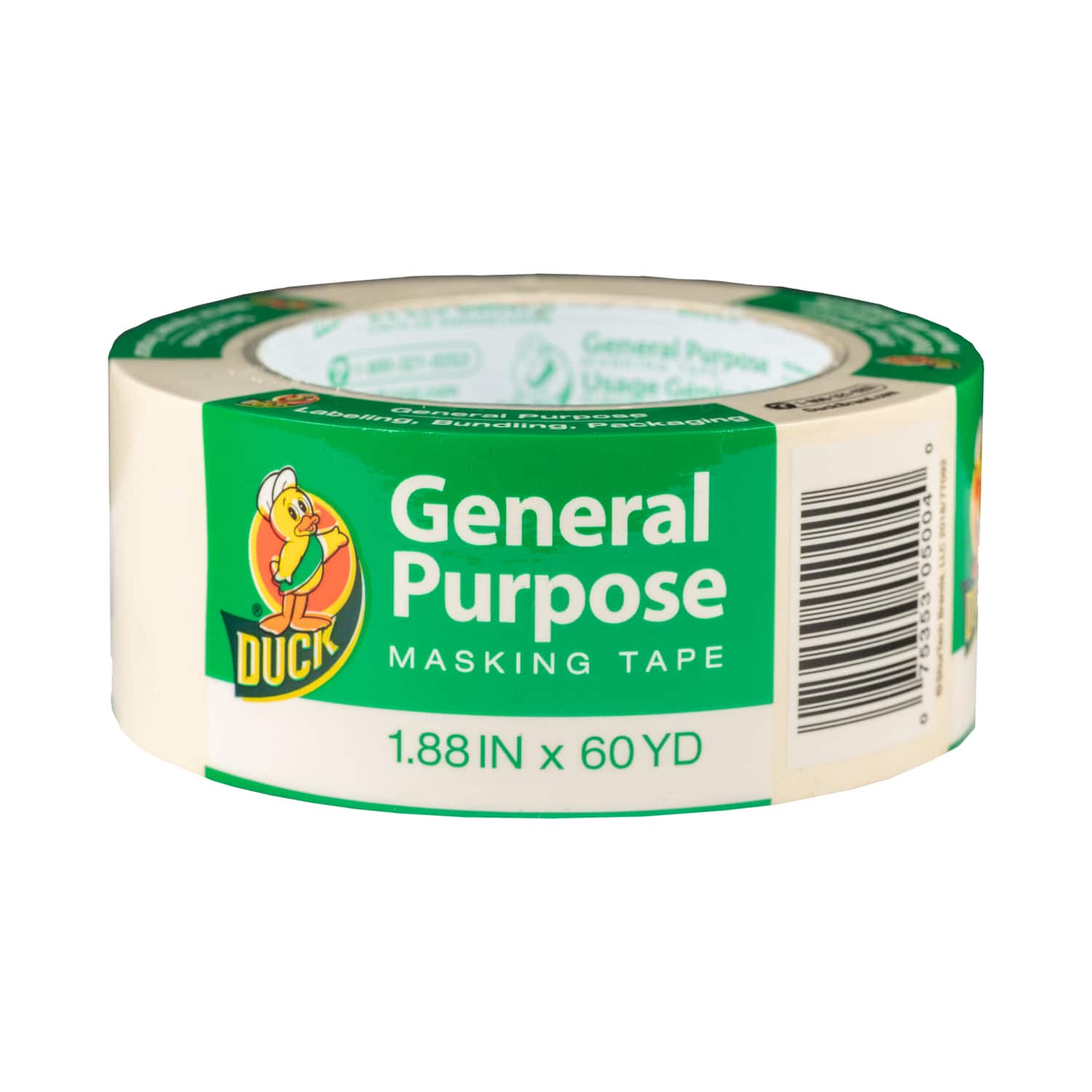 Duck - 1.88 in. W X 60 yd L Beige Regular Strength Masking Tape 1 pk price history on PriceWatchPro