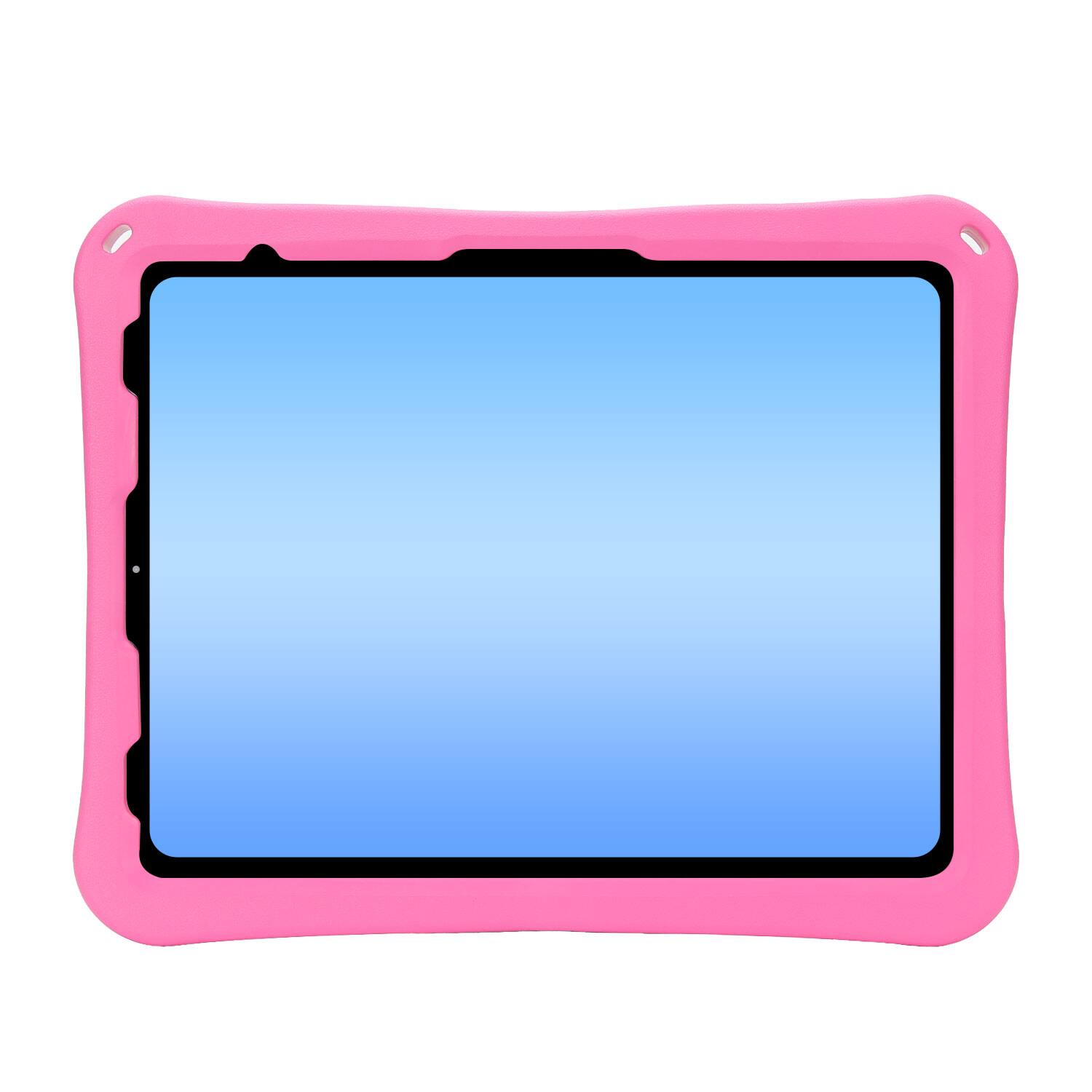 Alt View 1. Dteck - for Apple iPad Air (M4) 13" 2026/(M3) 2025/(M2) 2024 Rugged Case,Shockproof Heavy Duty EVA Cover with Rotating Stand - Rose.