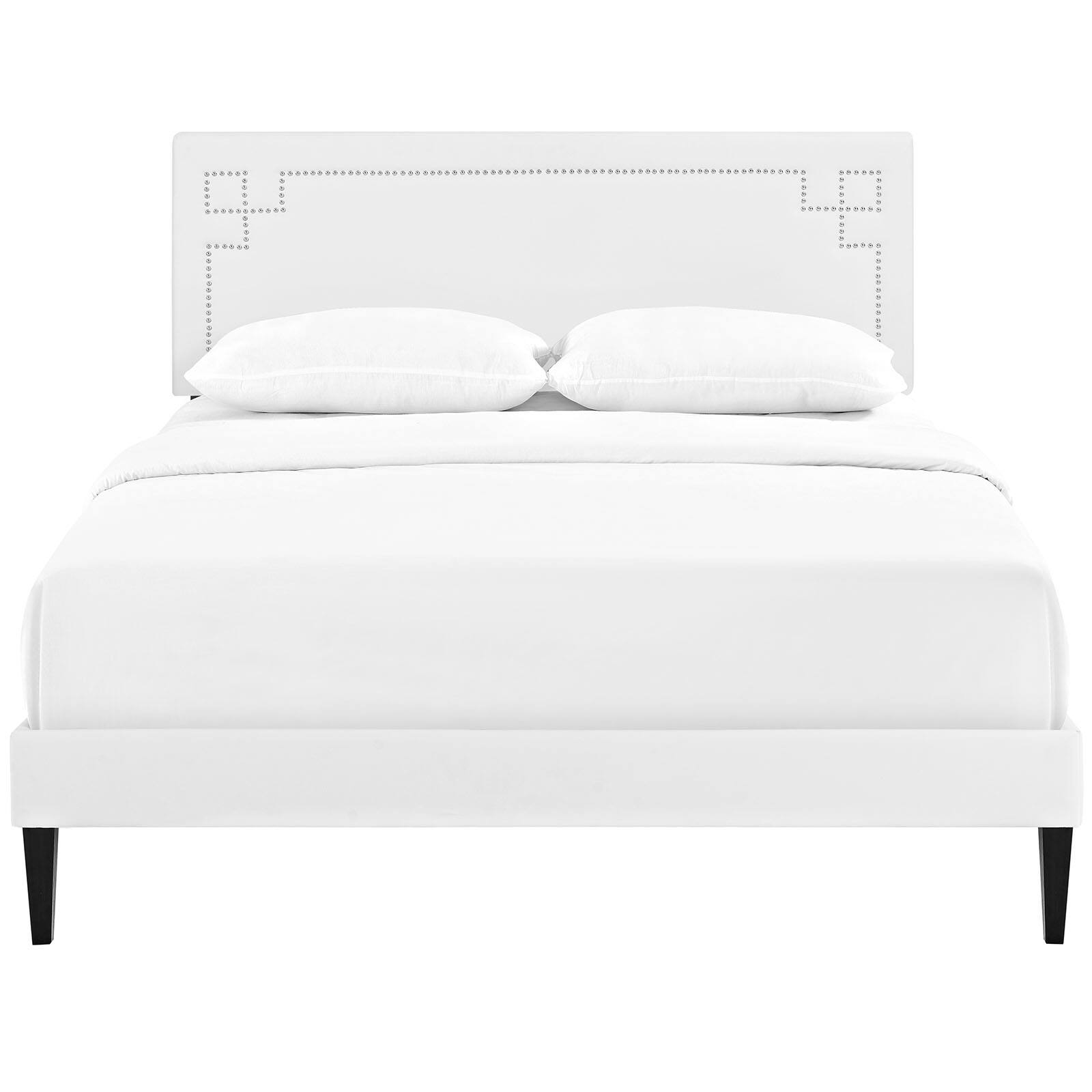 Alt View 1. Modway - June Wood Queen Platform Bed Frame - Black.