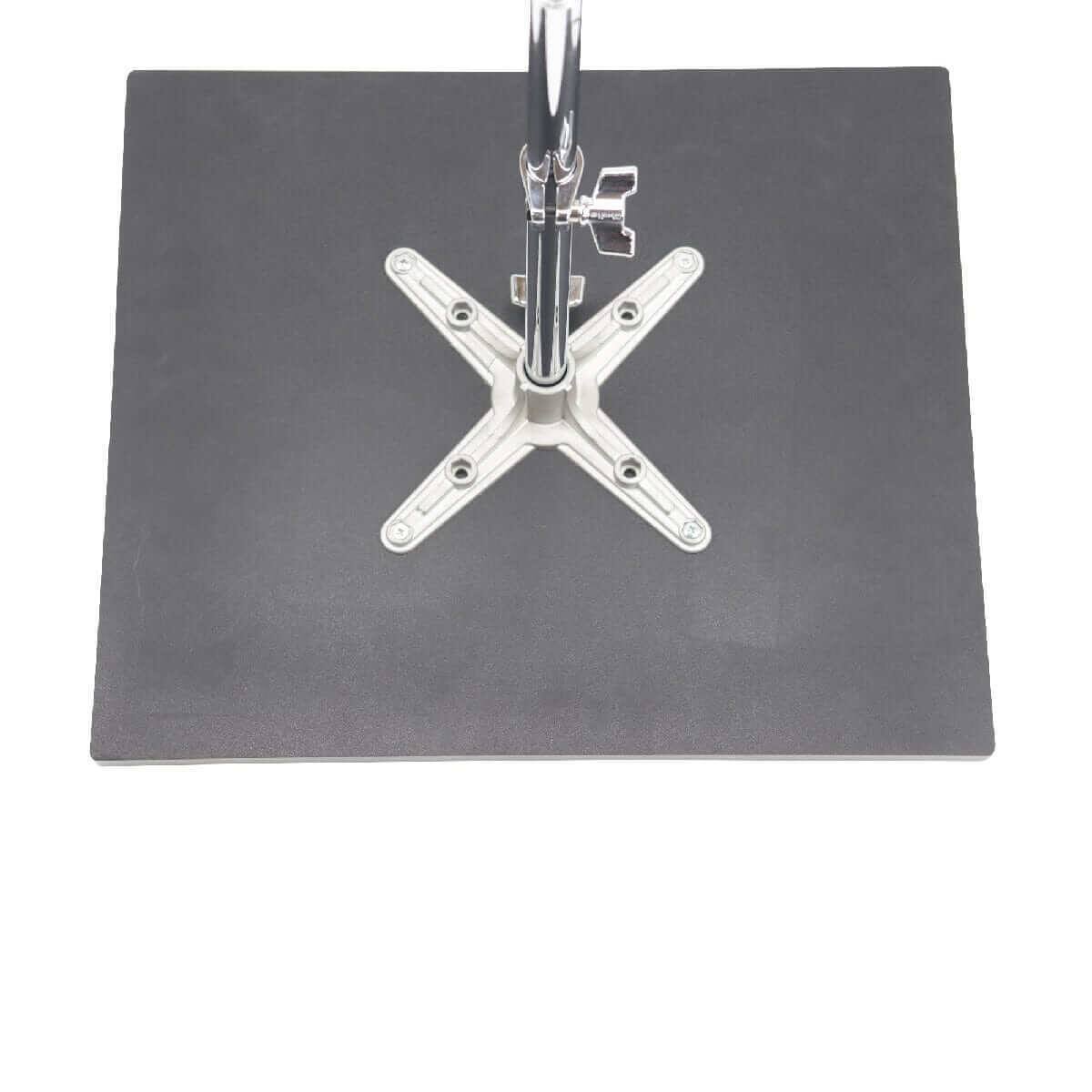 Front. Gibraltar Hardware - Workstation table 15"x18" with Mount, Designed to Withstand Rigorous Use, Spacious Table Area with 5/8" Mount.
