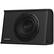 Alt View 14. AudioControl - Space Series 10” Single-Voice-Coil 2-Ohm Loaded Sealed Subwoofer Enclosure - Black.