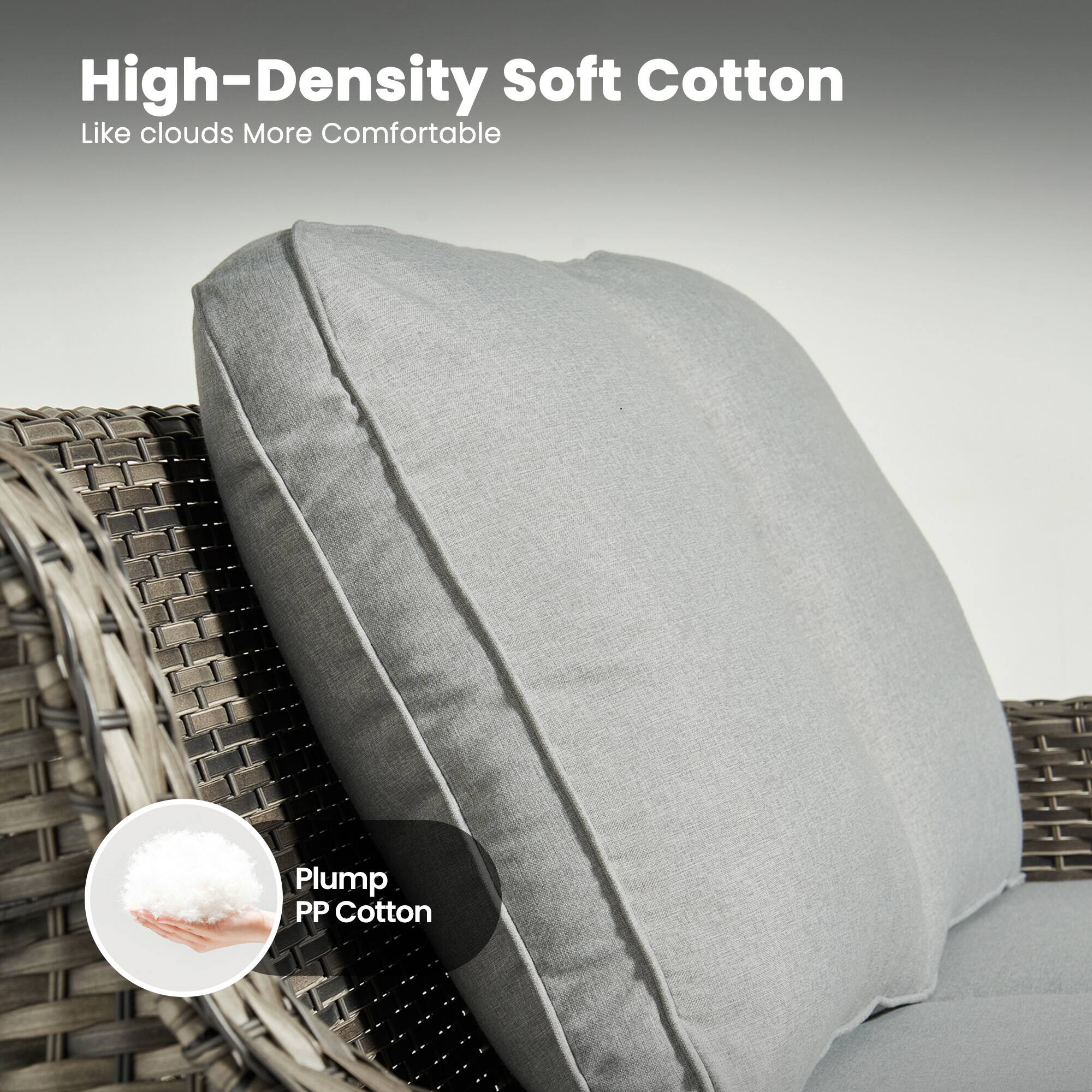 High-Density Soft Cotton  
Like clouds More Comfortable  

Plump PP Cotton