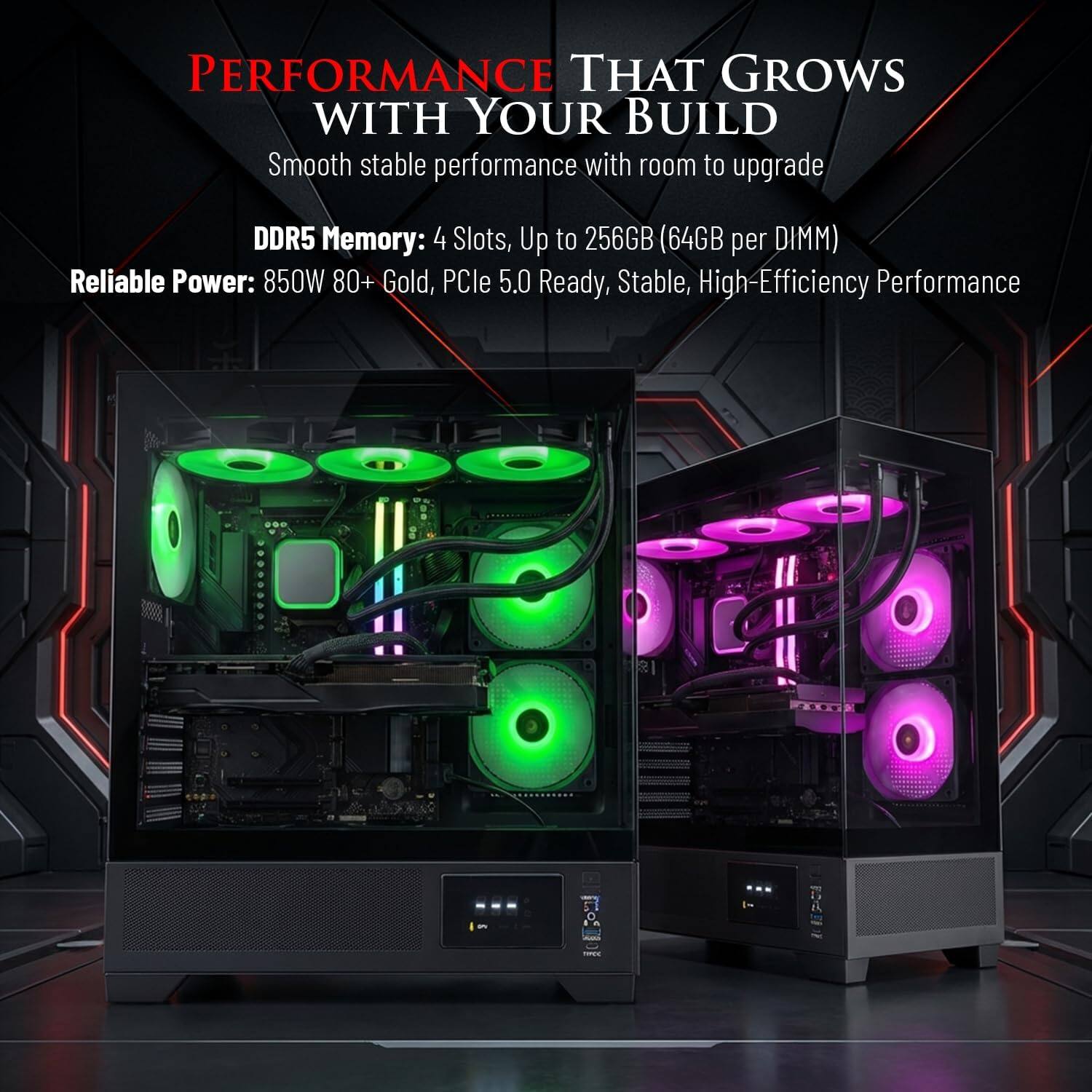 Hachiman PC Tora Gaming PC, AMD Ryzen 7 7800X3D, Radeon RX 9070XT