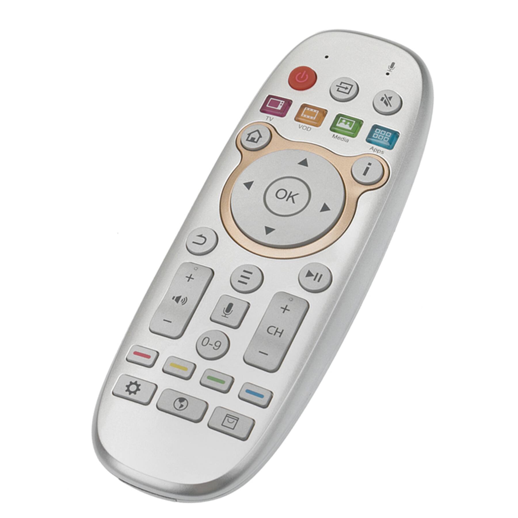 TV VOD Media Apps OK i CH + - 0-9