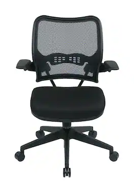 Office Star Products - Deluxe Chair with AirGrid® Back - Black