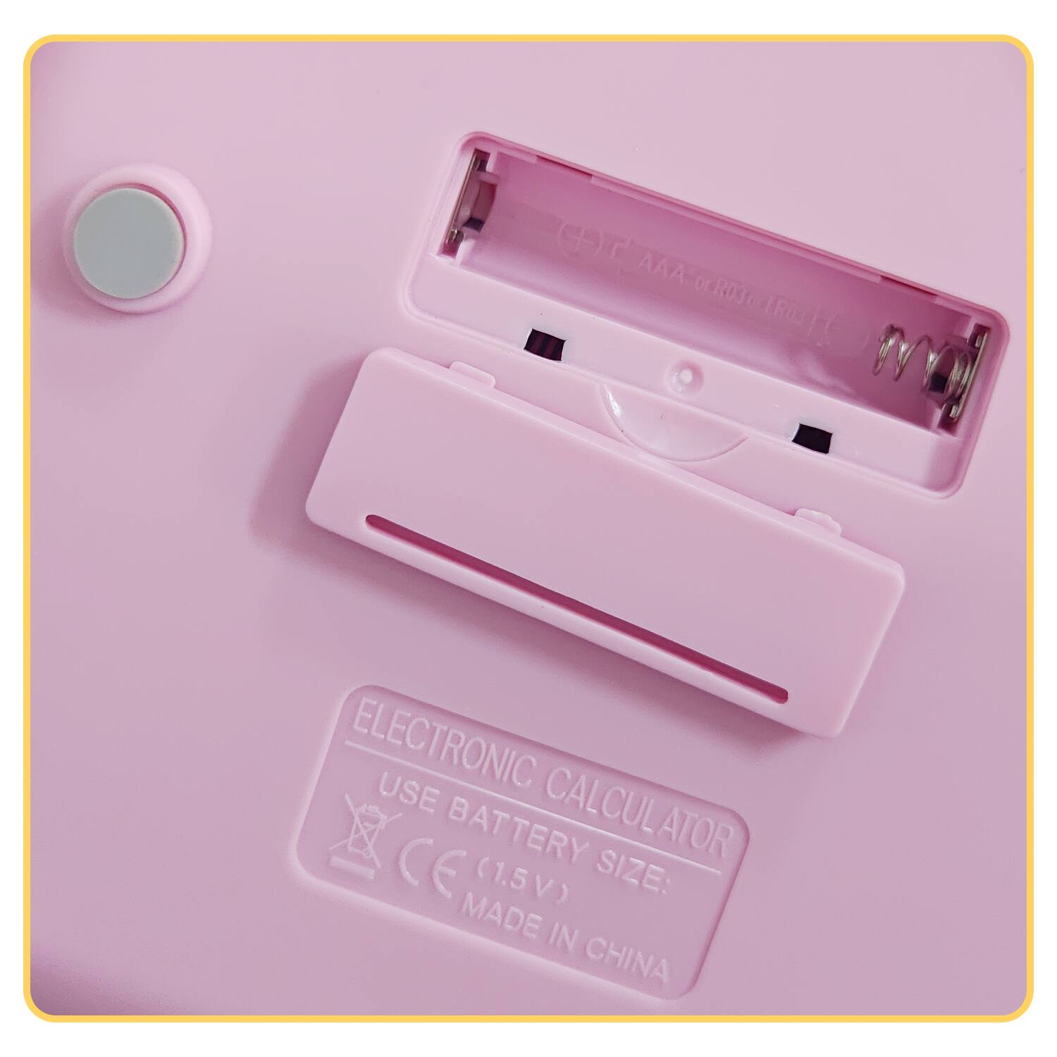 CFT AAA or R030 OCRO30LIEROS ELECTRONIC CALCULATOR CE (1.5V) SIZE: MADE IN CHINA