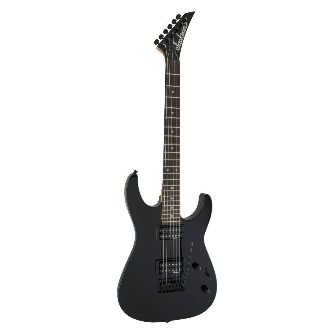 Angle. Jackson - Jackson JS Series Dinky JS11, Gloss Black Electric Guitar.