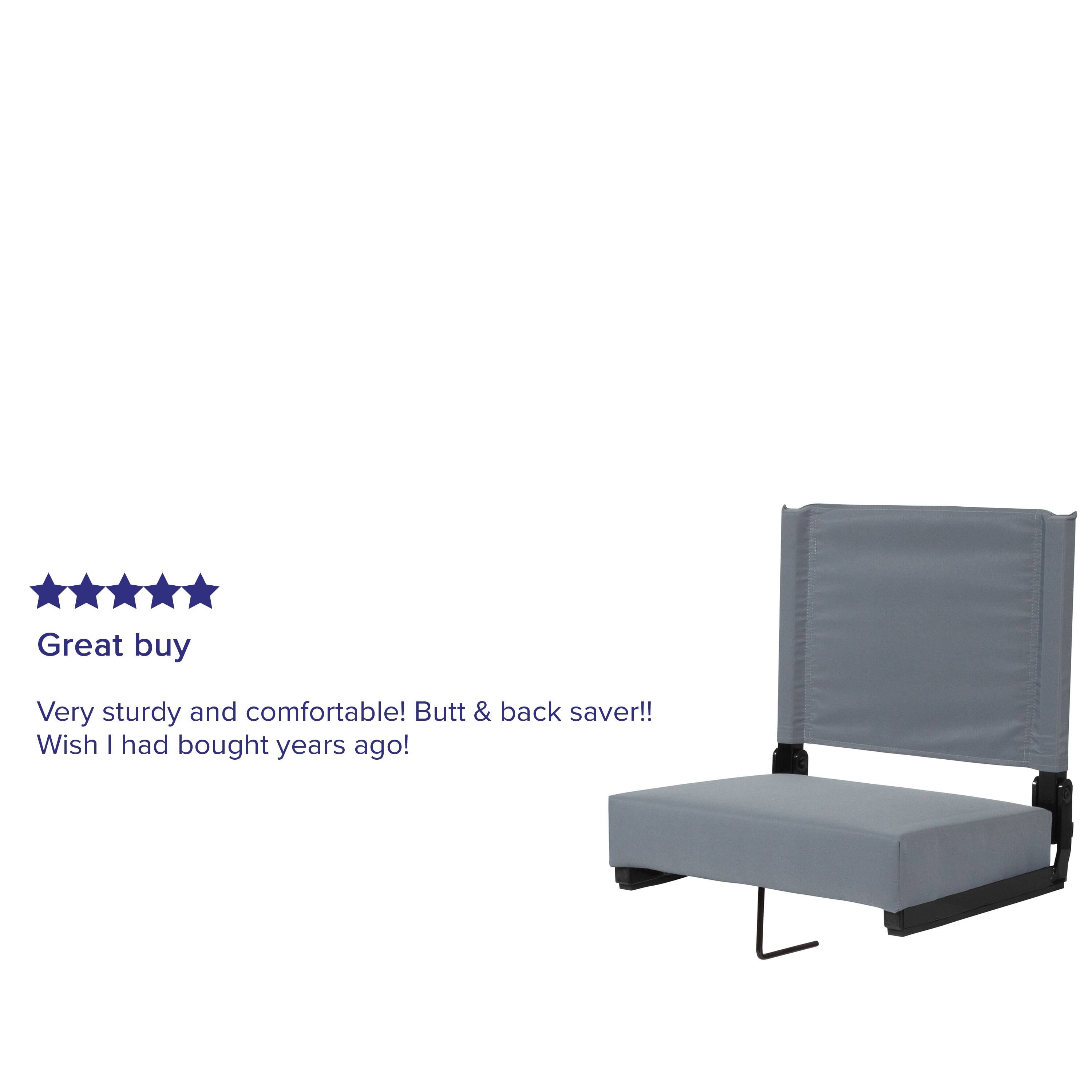 Great buy

Very sturdy and comfortable! Butt & back saver!! Wish I had bought years ago!