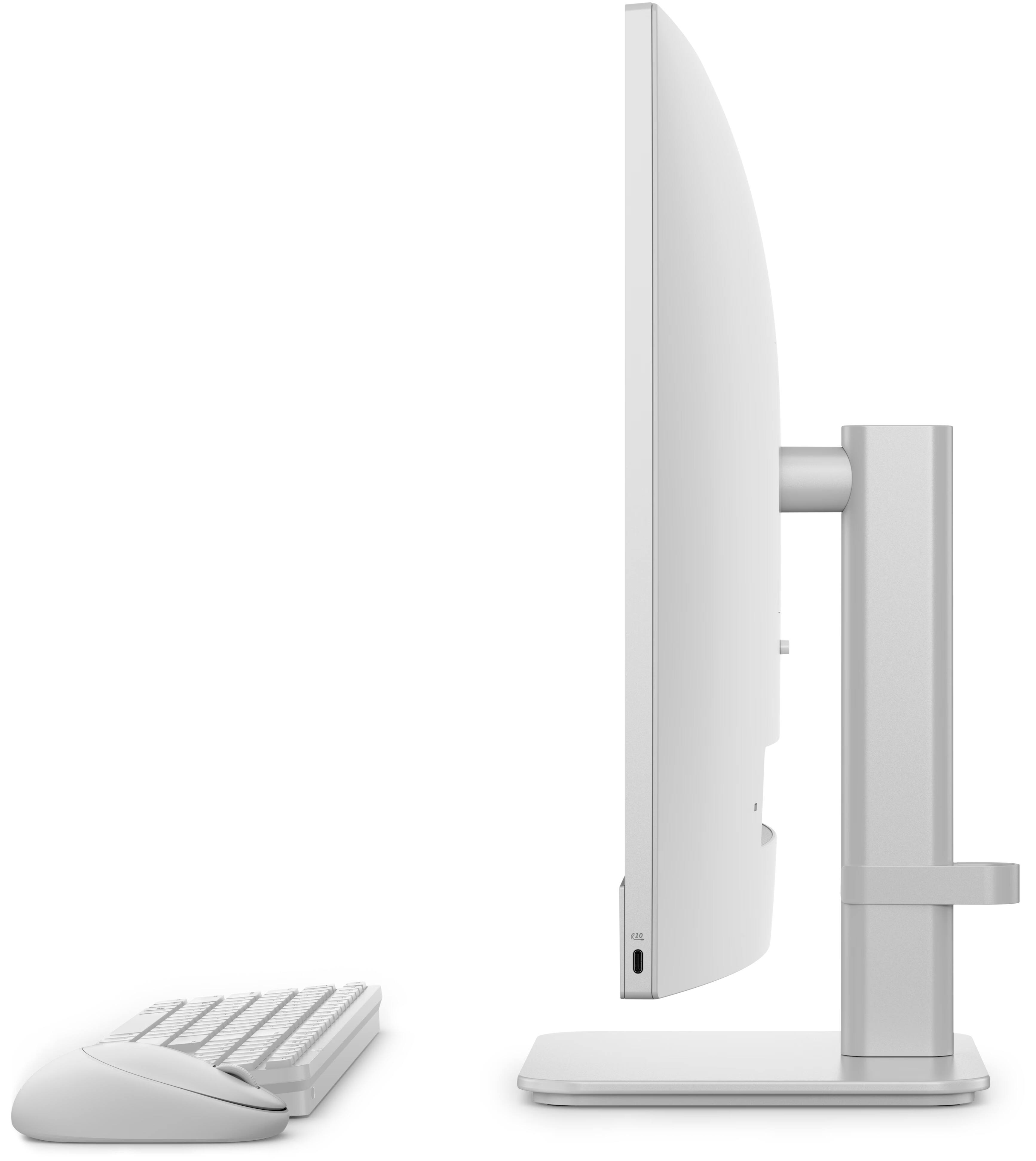 Alt View 2. Dell - Dell EC27260 27" All-in-One Copilot+ PC - FHD Touch Display - Intel Core Ultra 7 355, 32GB RAM, 2TB SSD, Windows 11 Pro - Light Ash.