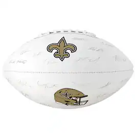 Logo Brands - New Orleans Saints Autograph Signature Football - Multicolor