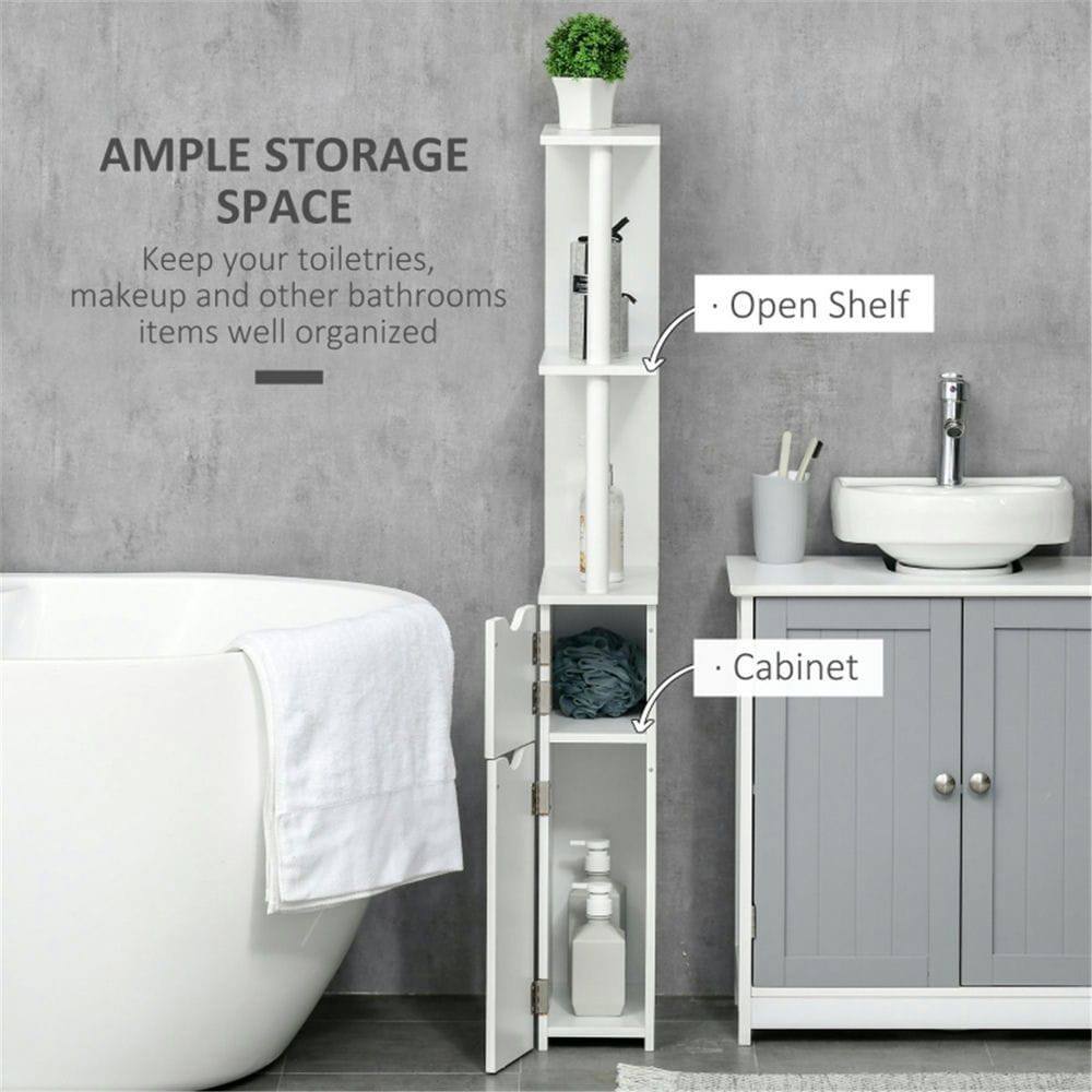 AMPLE STORAGE SPACE  
Keep your toiletries, makeup, and other bathroom items well organized

- Open Shelf
- Cabinet