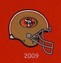 Alt View 4. Winning Streak Sports - San Francisco SF Football 49ers LARGE 22x14 Wall Hanging Banner featuring logos from 1960,1971,1996,2009 - Multi.