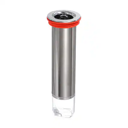 Front. Unique Bargains - 5.7" Odor Proof Floor Drain, Floor Drain Cover Shower Plug Drain Backflow Preventer for Pipes Tubes Bathroom - Red Silver/Transparent.