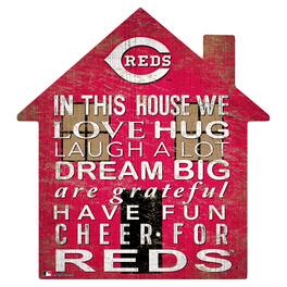 Fan Creations - Cincinnati Reds 12'' Team House Sign - Multicolor