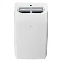 LG - 450 Sq. Ft. Smart Portable Air Conditioner 10,200 BTU - White - Front_Zoom