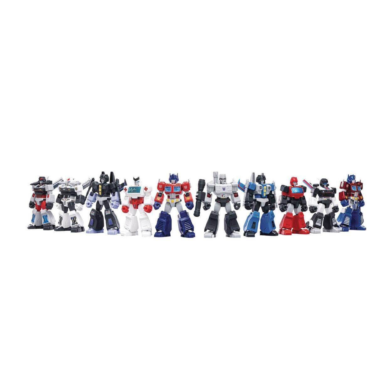 Angle. Blookees - Blokees Transformers Galaxy Version 01 Roll Out Mini Model Kits (9 Count).