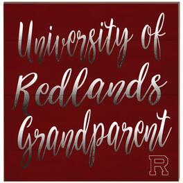 Jardine - University of Redlands Bulldogs 10'' x 10'' Grandparent Plaque - Maroon