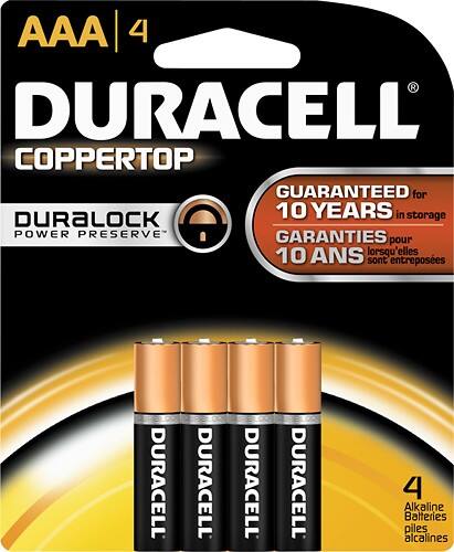 DURACELL® - AAA Batteries (4-Pack) - Larger Front