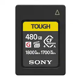 Sony - 480GB CEA-G Series CFexpress Type A Tough Memory Card