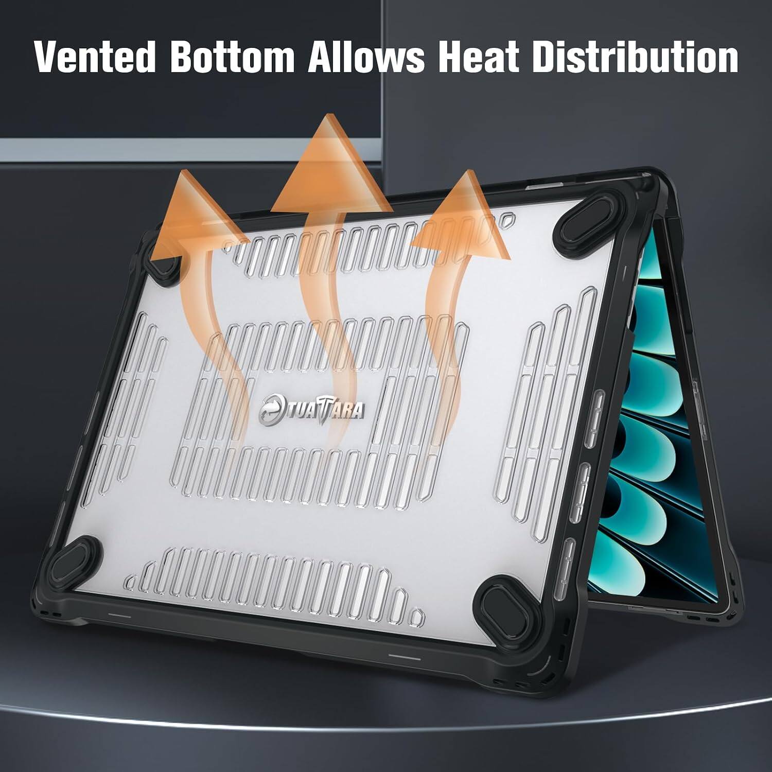 Vented Bottom Allows Heat Distribution
