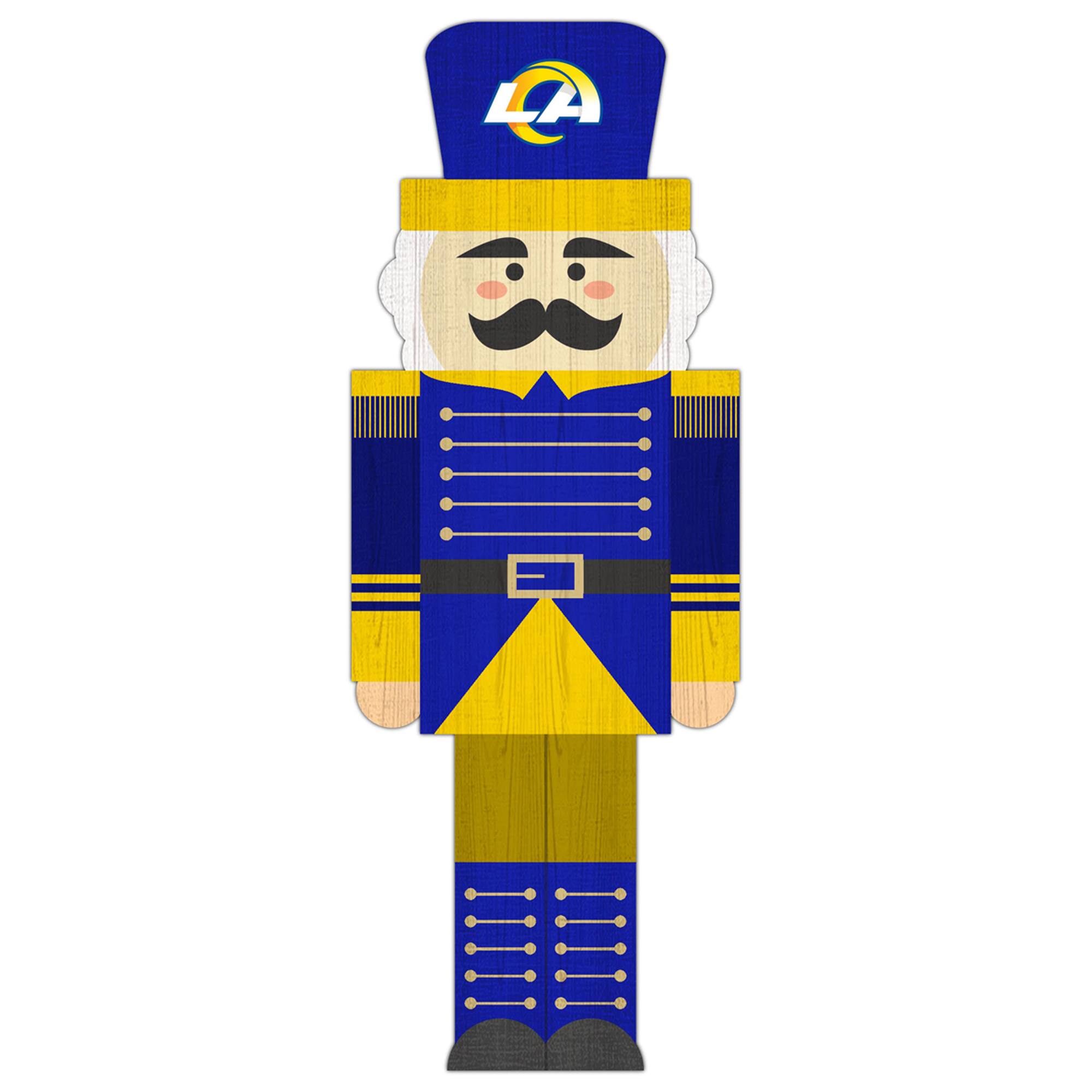 Fan Creations - Los Angeles Rams 31'' Nutcracker Leaner - Multicolor