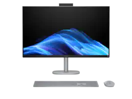 HP - OmniStudio X All-in-One Computer 31.5" 4K UHD Intel Core Ultra 7, 16 GB;1 TB - Meteor silver