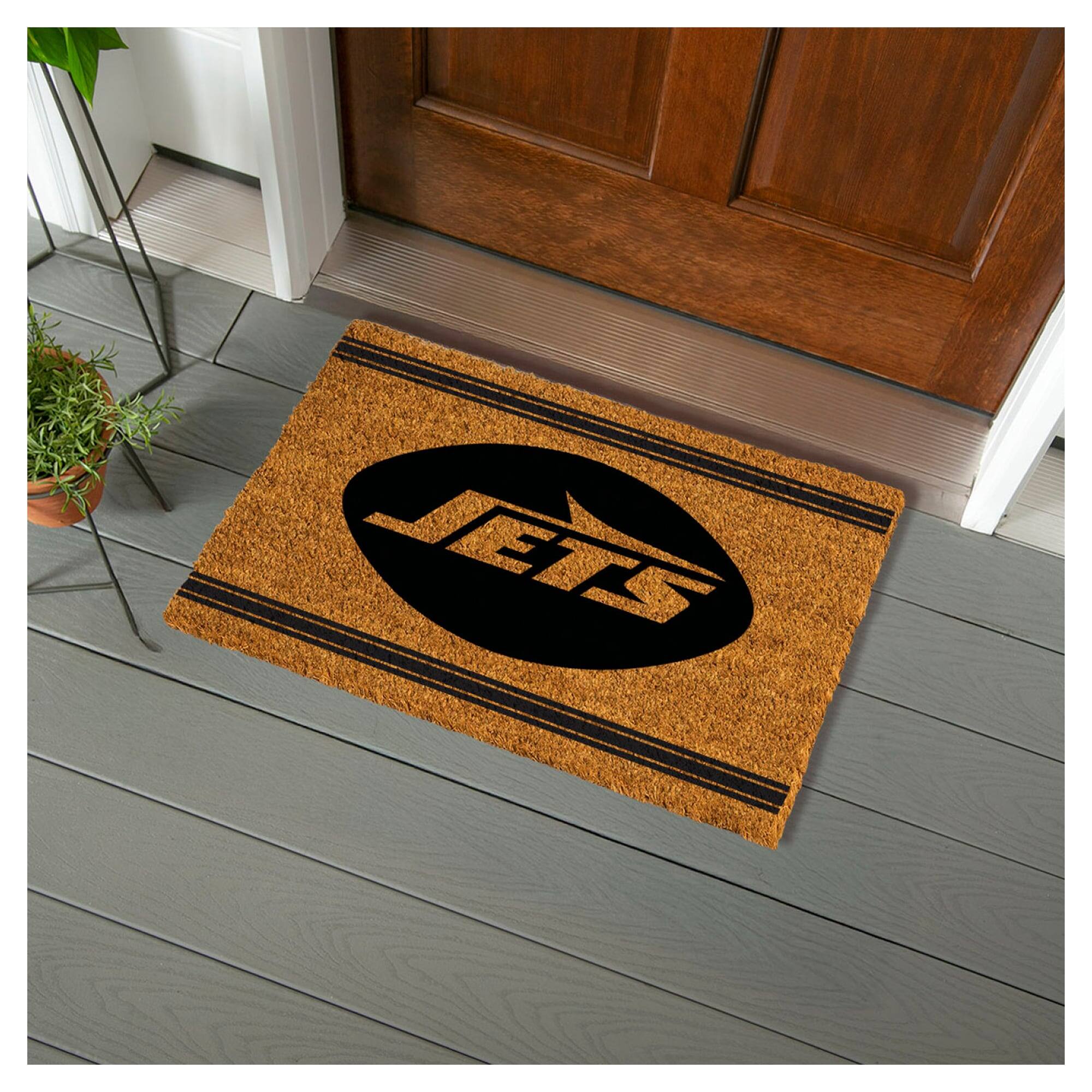Alt View 1. Evergreen Enterprises - 28" x 16" Primary Logo Outdoor Coir Entryway Mat - Multicolor.